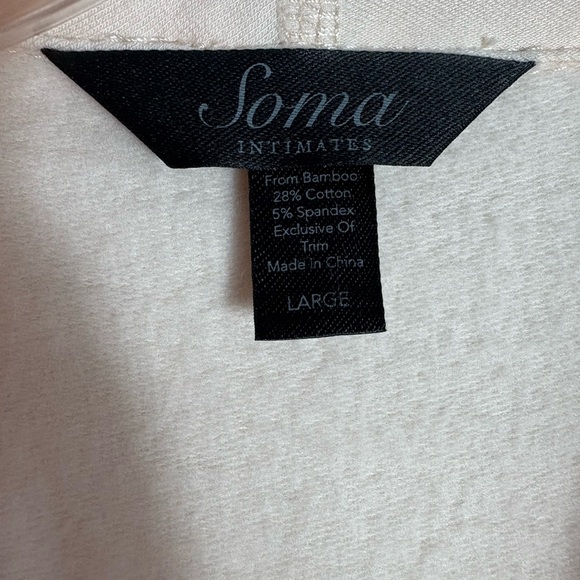 SOMA INTIMATES Waist Robe Wrap in Peach Size Large—SUPER COMFORTABLE!!! - Picture 5 of 5